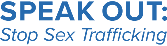 Speak Out: Stop Sex Trafficking Logo